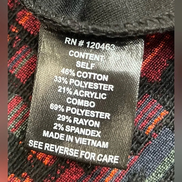 VIOLET B PETITE Long Sleeve Full Zip Aztec Embroidered Geometric Sweater PXL - Picture 5 of 14